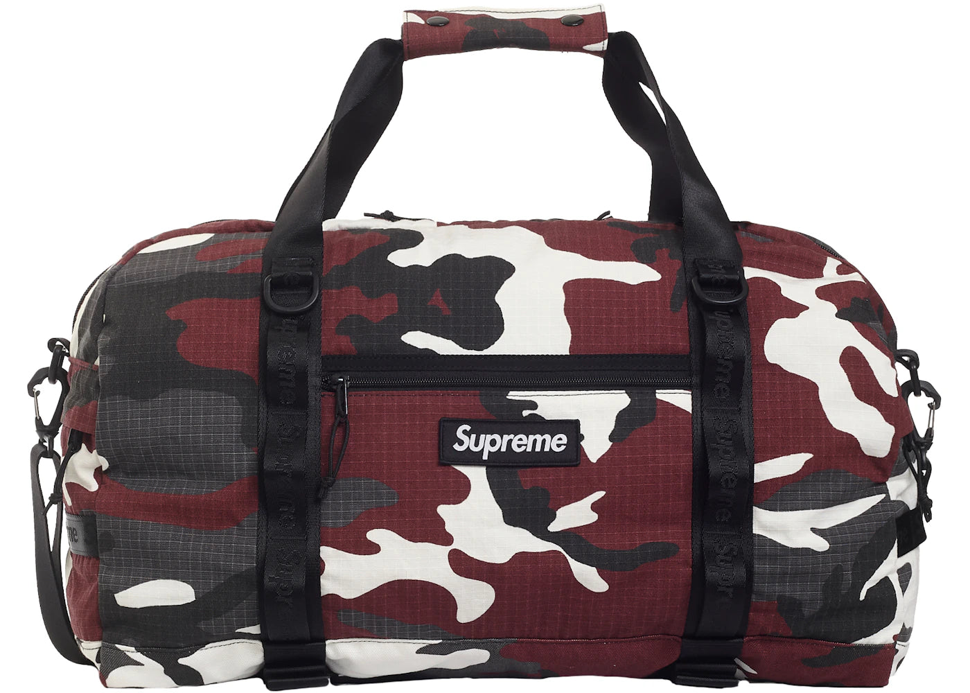 Supreme Duffle Bag (SS26) Red Camo -1