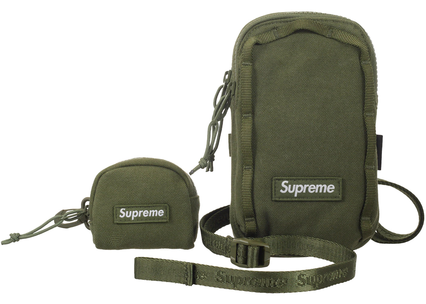 Supreme Camera Bag + Mini Pouch Olive -1