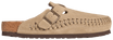 Birkenstock Boston Braided Suede Kith Taupe-1