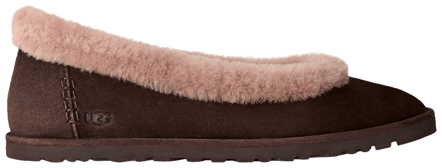 UGG Zora Ballet Flat Dusted Cocoa (Women's)-1