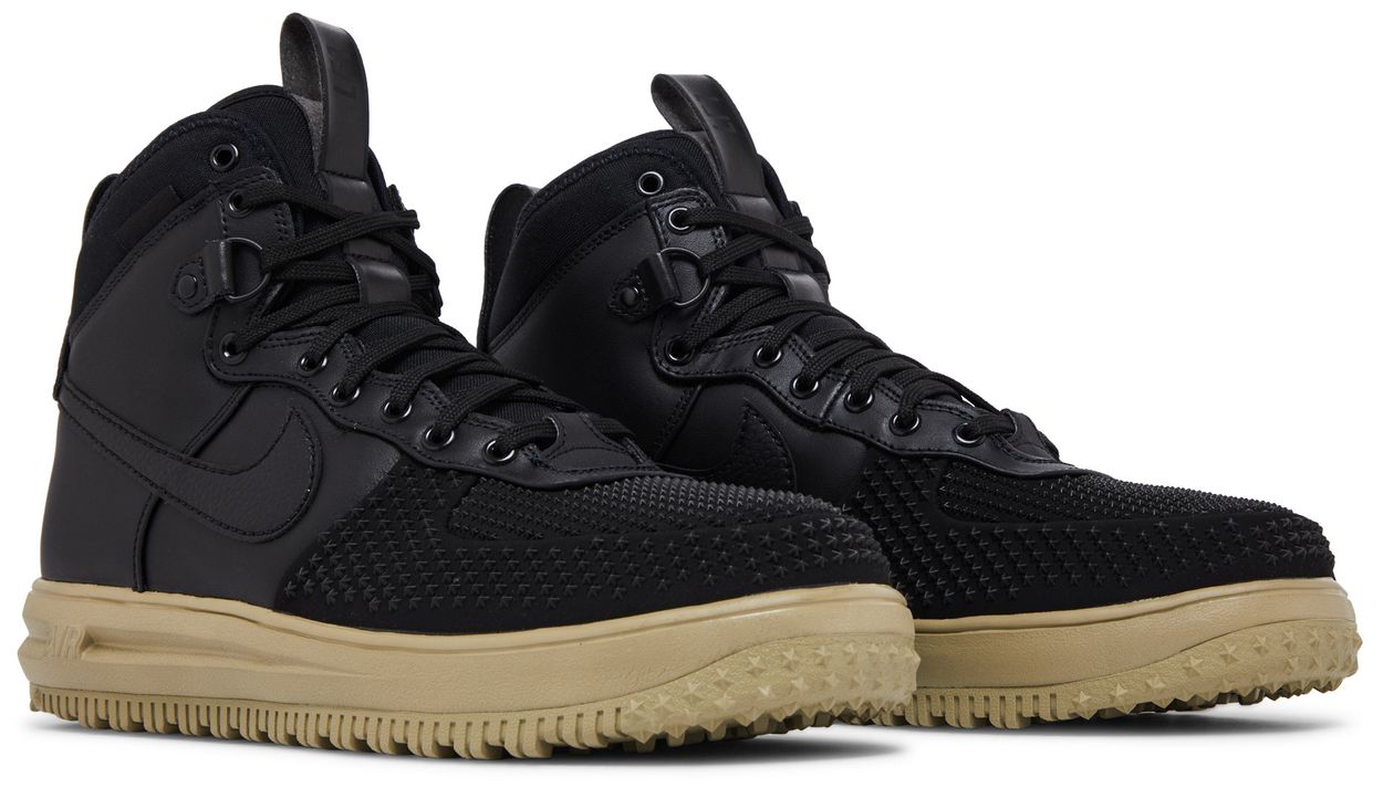 Nike Air Force 1 Duckboot Black Neutral Olive-Pair