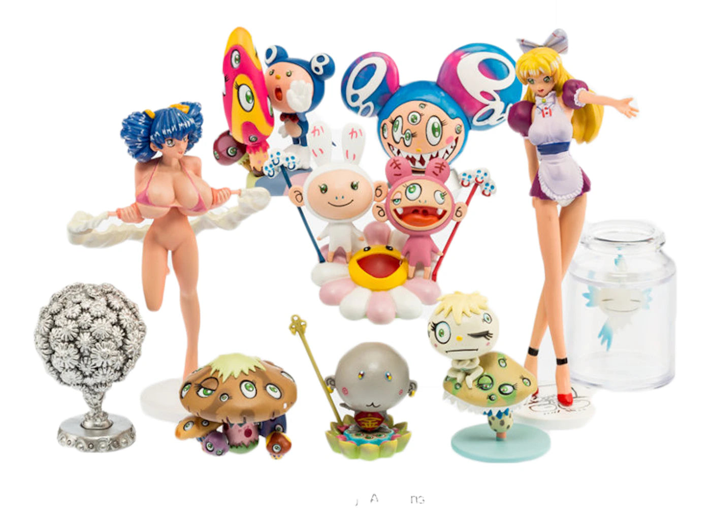 Takashi Murakami Super Flat Museum (10 Figure) Set -1