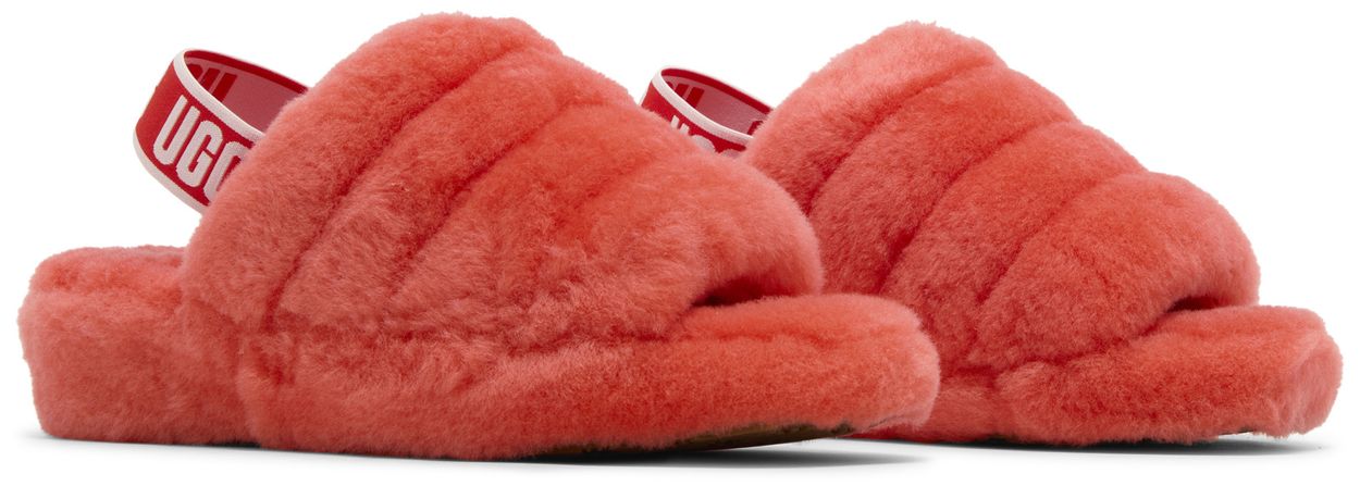 UGG Fluff Yeah Slide Red Currant (Women's)-Pair