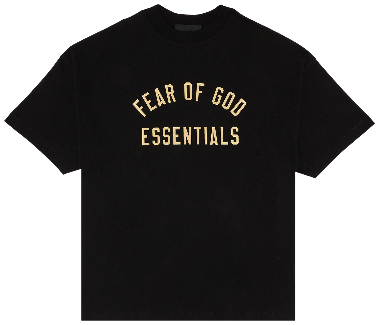 Fear of God Essentials Jersey Crewneck Tee Black -1