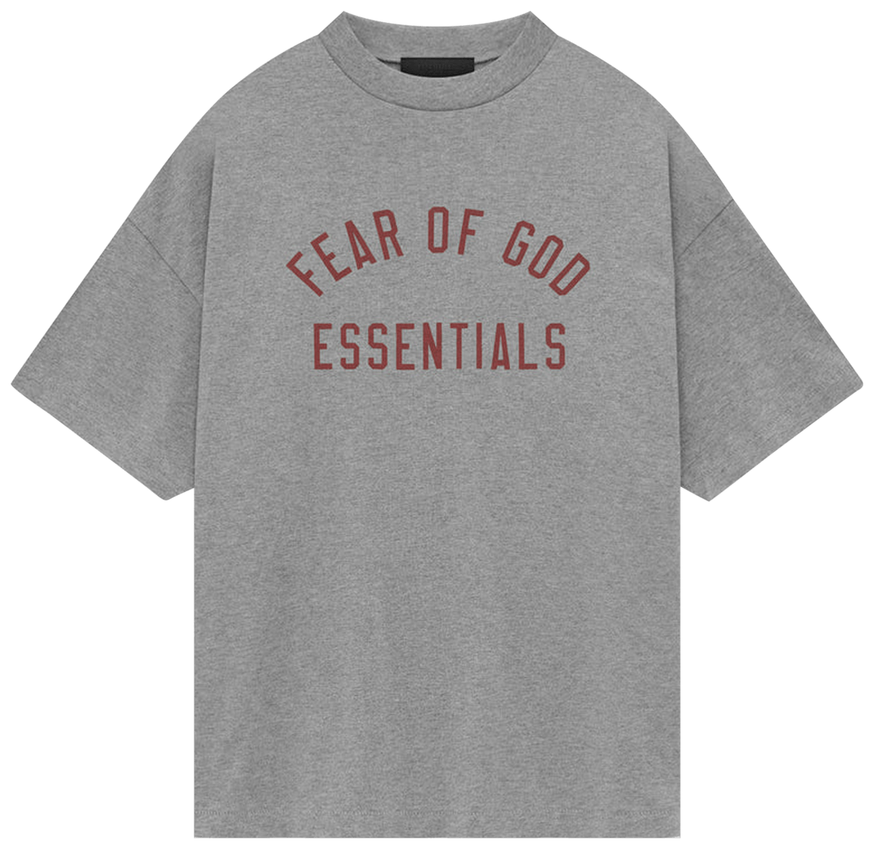 Fear of God Essentials Jersey Crewneck Tee Dark Heather -1