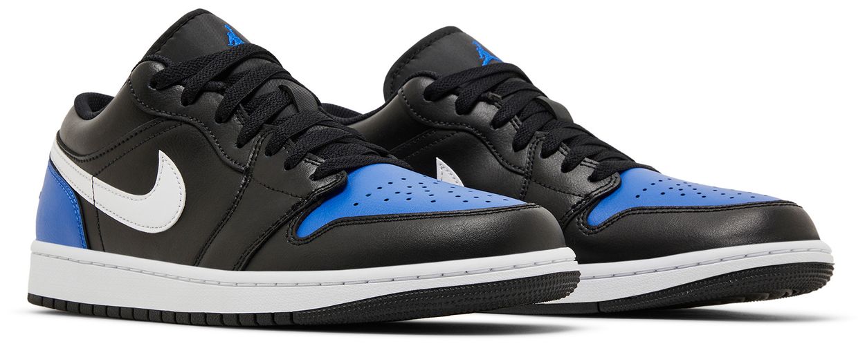 Jordan 1 Low Black Royal Toe-Pair