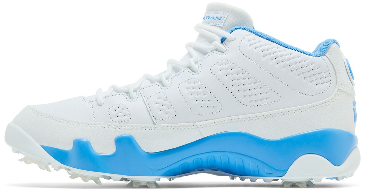 Jordan 9 Retro Low Golf White University Blue-2