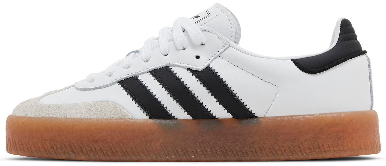 adidas Sambae Cloud White Metallic Gold (Women's)-2