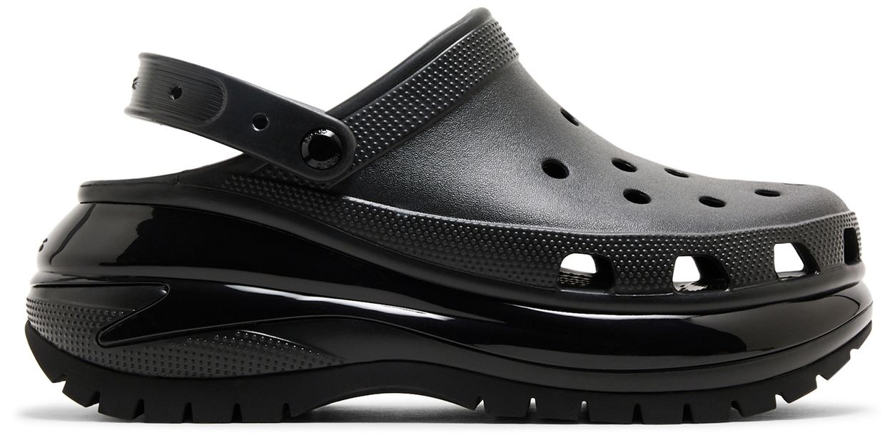 Crocs Classic Mega Crush Clog Black-1