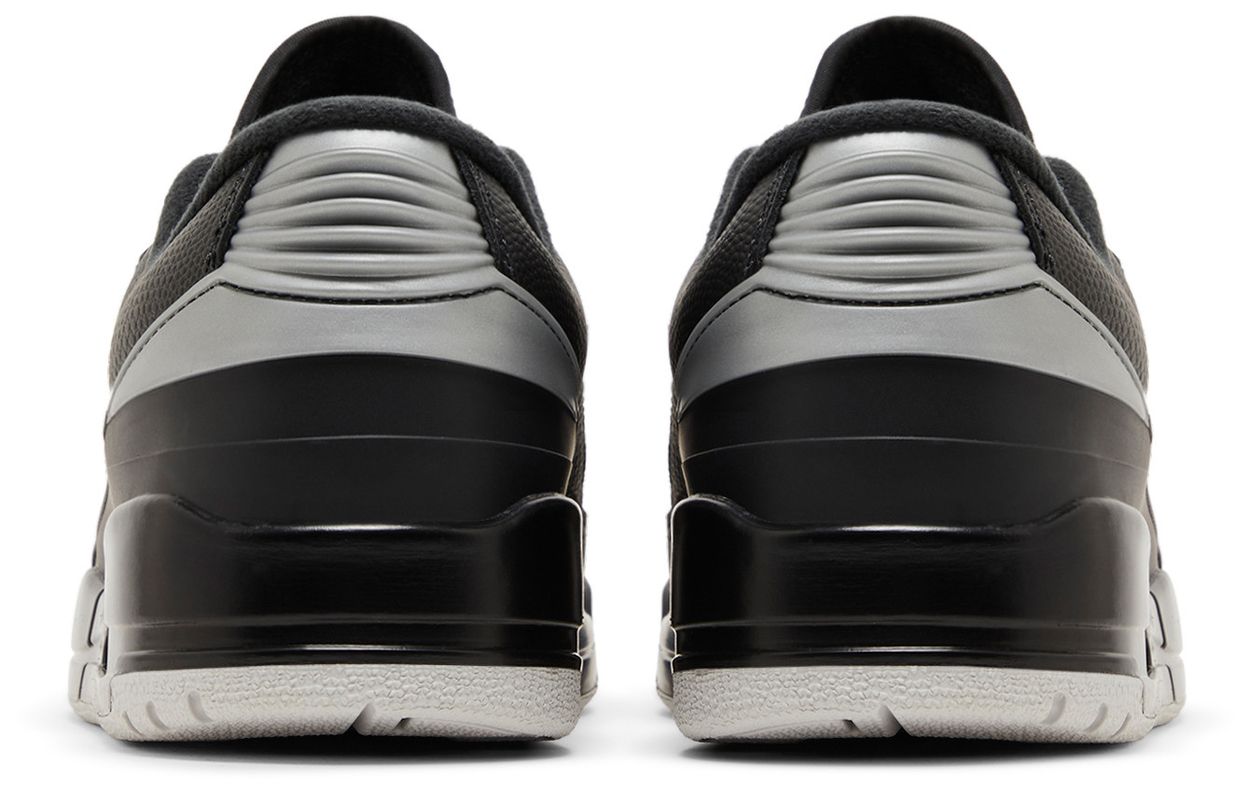 Jordan 2/3 Black Metallic Silver-Back