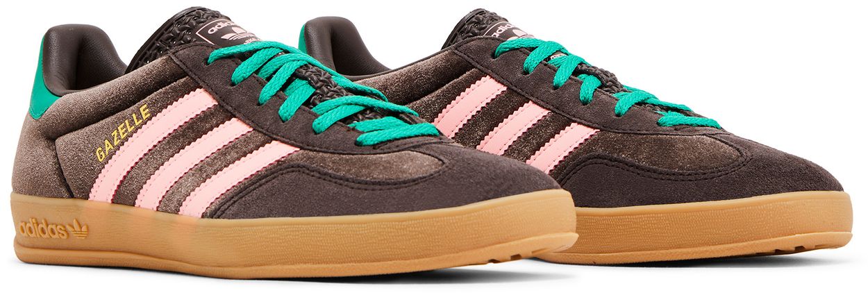 adidas Gazelle Indoor Brown Velvet (Women's)-Pair
