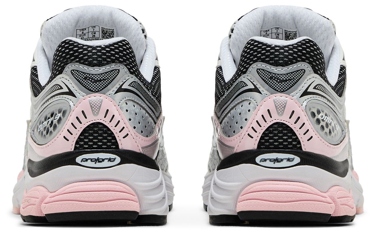 Saucony ProGrid Omni 9 Silver Pink-Back