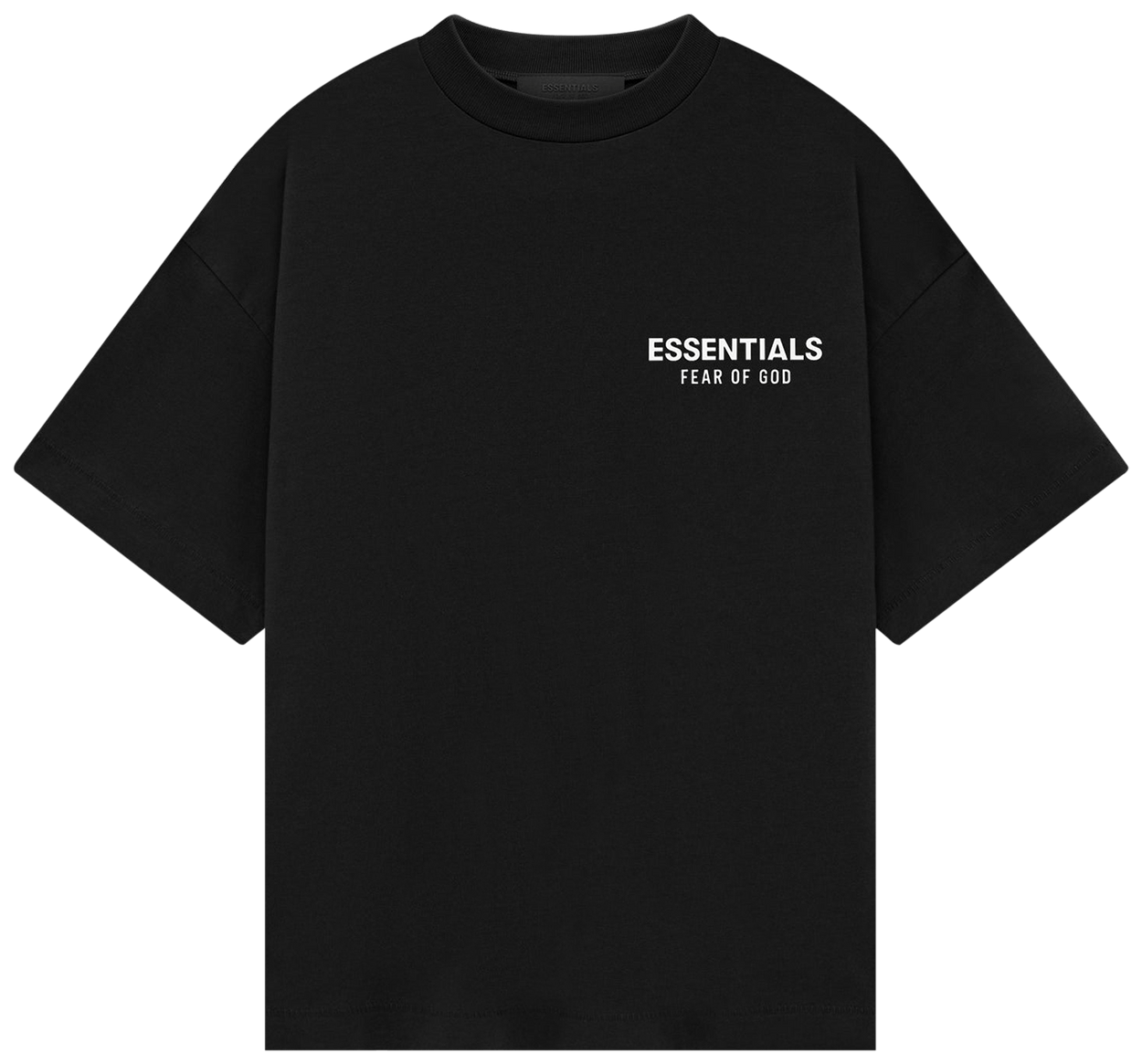 Fear of God Essentials Kids Jersey Crewneck Tee (FW24) Black-1