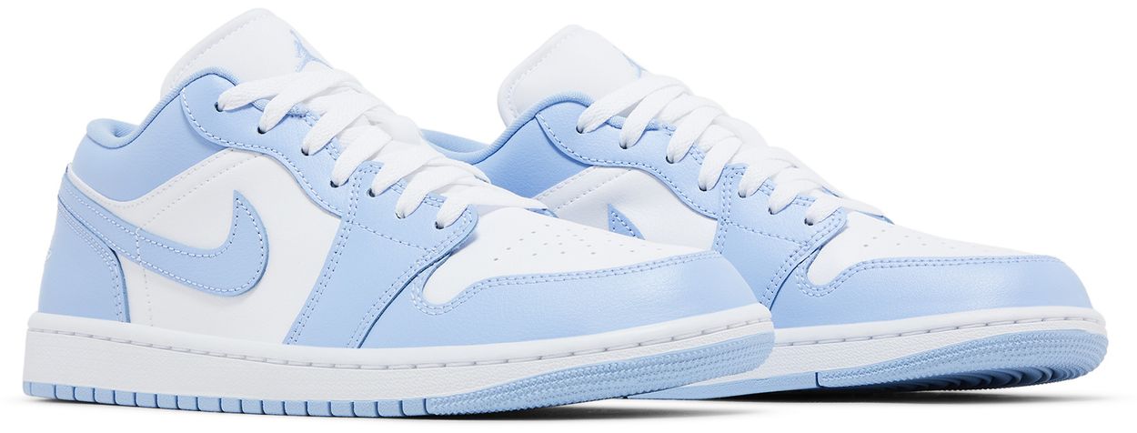 Jordan 1 Low White Aluminum (Women's)-Pair