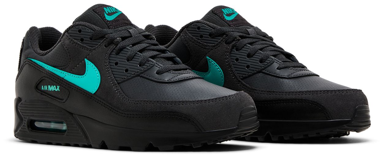 Nike Air Max 90 Black Clear Jade-Pair
