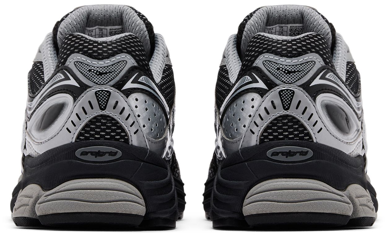 Saucony ProGrid Omni 9 Black Silver Grey-Back