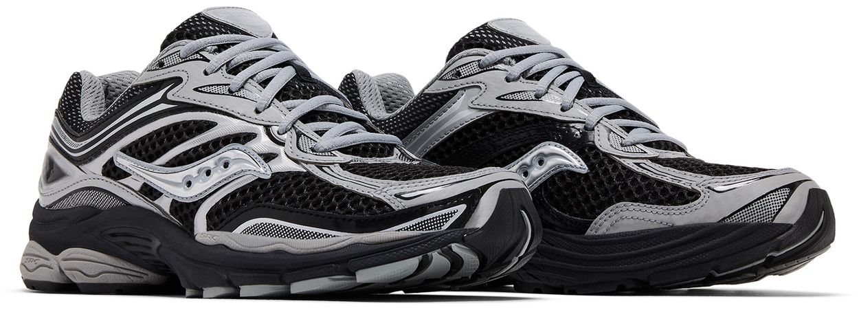Saucony ProGrid Omni 9 Black Silver Grey-Pair
