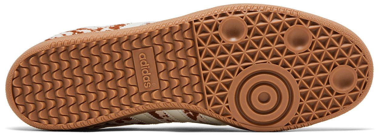 adidas Samba LT Cow Print Brown White (Women's)-Sole
