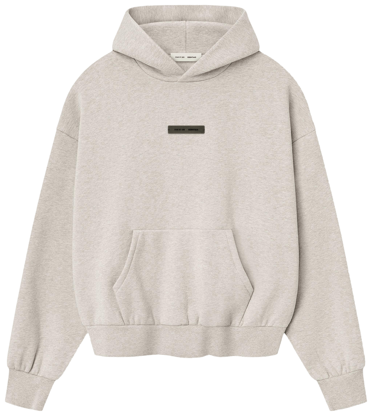 Fear of God Essentials Classic Hoodie Heather Stone -1