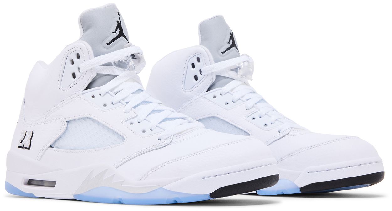 Jordan 5 Retro White Metallic (2026)-Pair