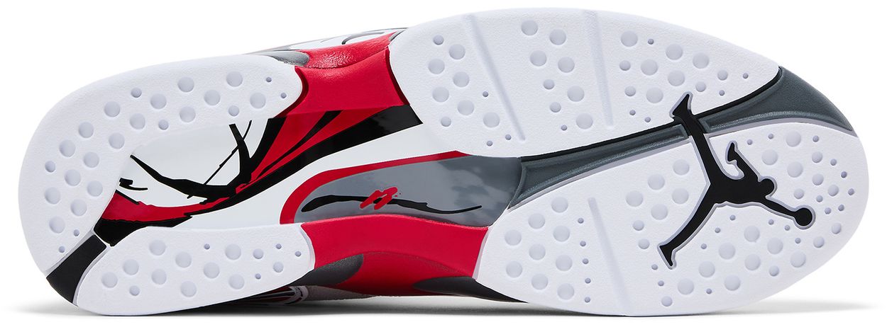 Jordan 8 Retro White True Red (2025)-Sole
