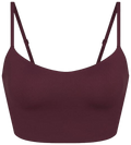 Nike x SKIMS Women's Matte Cami Bra Top Currant-1