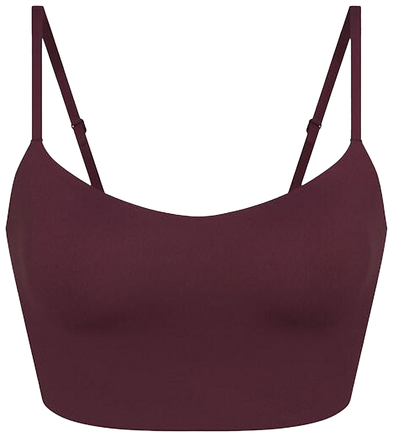Nike x SKIMS Women's Matte Cami Bra Top Currant-1