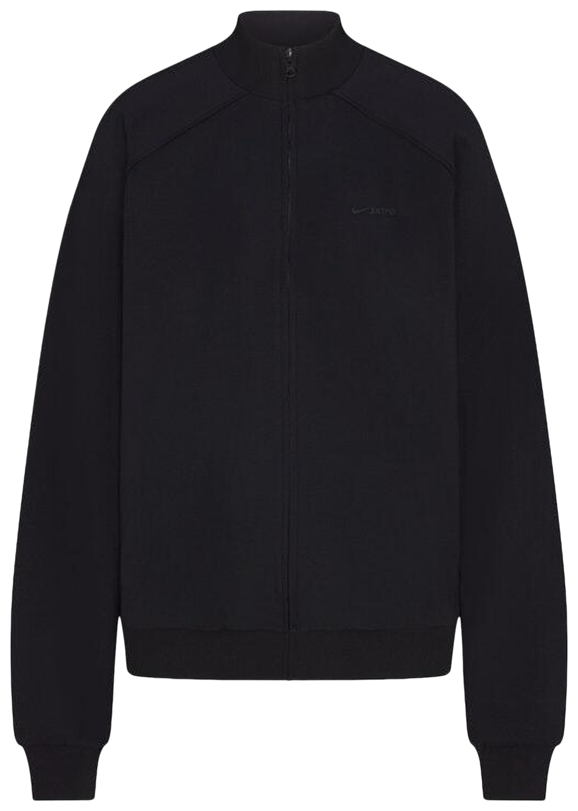 Nike x SKIMS Women's Matte Tricot Oversized Track Jacket Obsidian -1