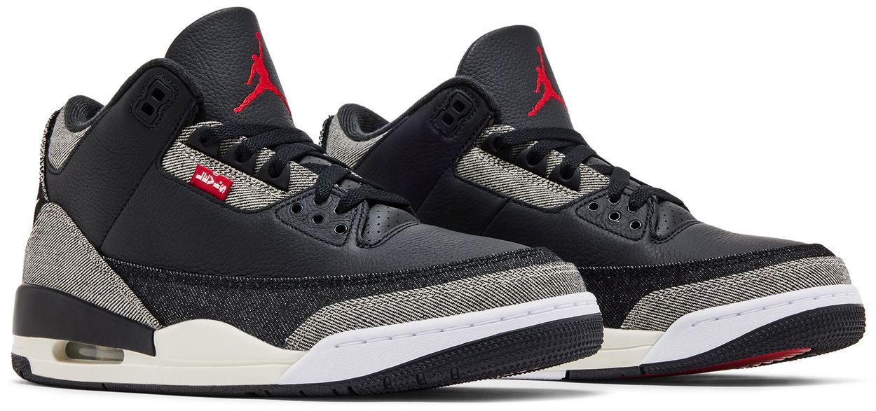 Jordan 3 Retro Levi’s Black-Pair