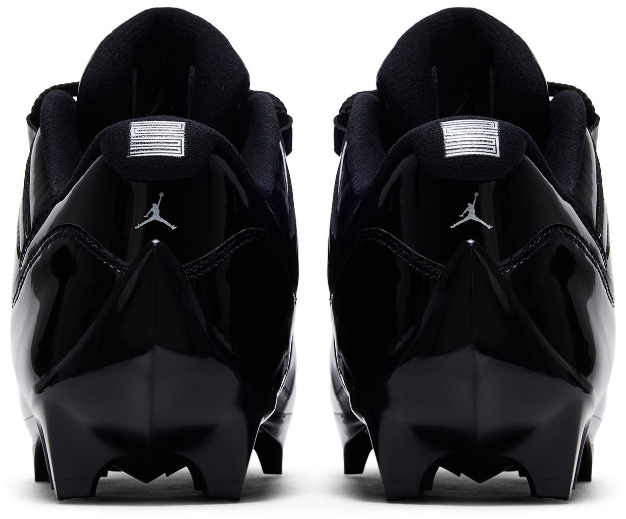 Jordan 11 Low TD Cleat Patent Black-Back