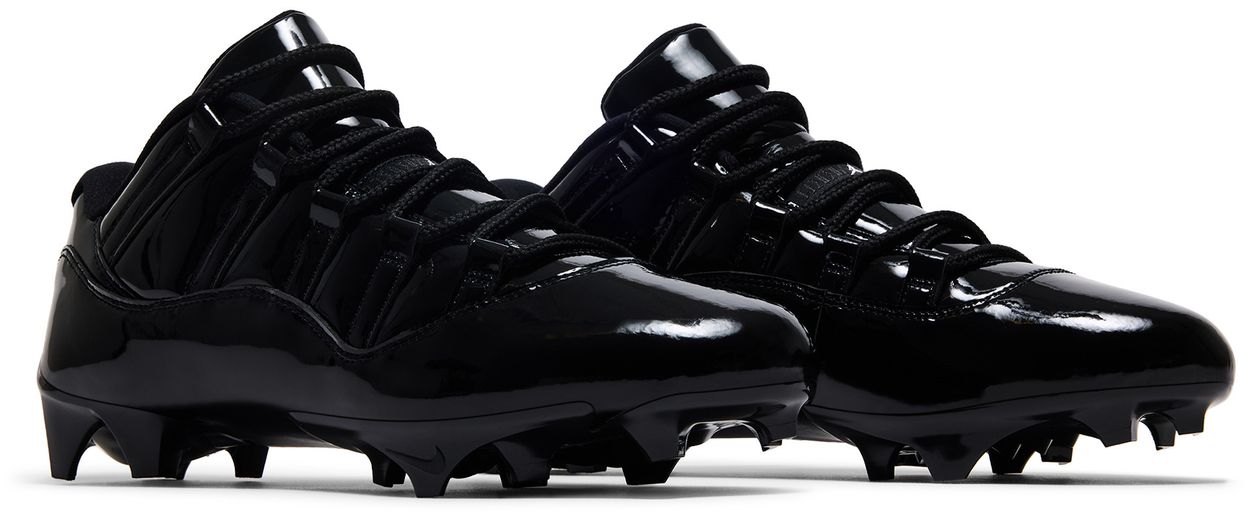 Jordan 11 Low TD Cleat Patent Black-Pair