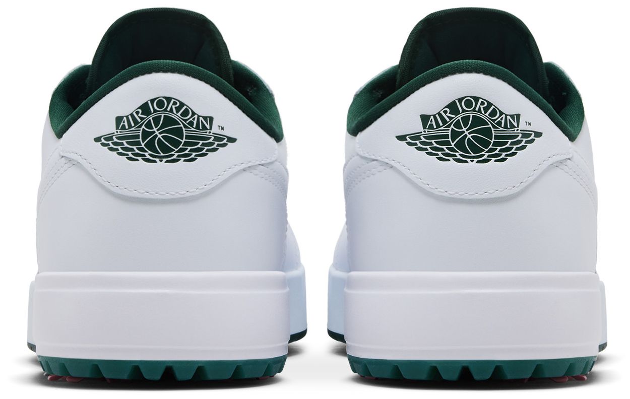 Jordan 1 Low Golf Spiked White Fir Elemental Pink-Back