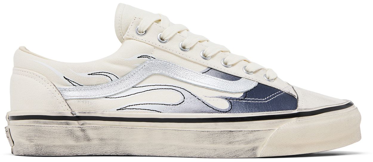 Vans LX Old Skool Archive Flame White-1