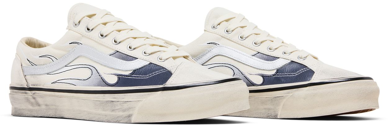 Vans LX Old Skool Archive Flame White-Pair