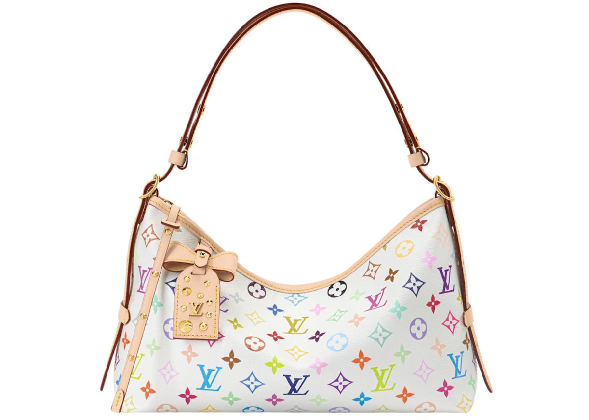 Louis Vuitton x Takashi Murakami CarryAll East West Multicolor White -1