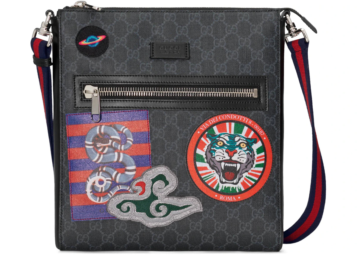 Gucci Night Courier Messenger GG Supreme Black -1