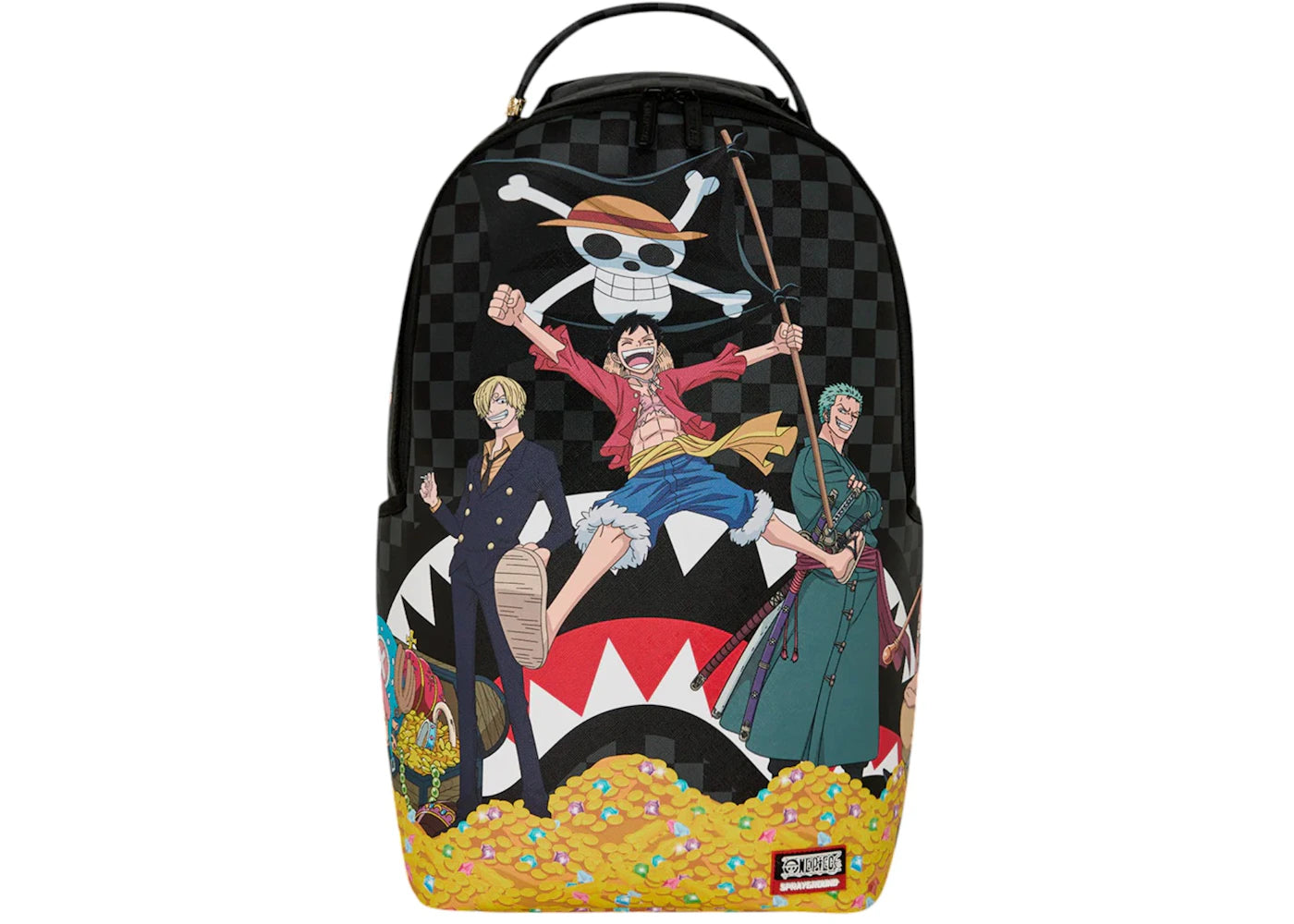 Sprayground One Piece Straw Treasure Hunt Backpack Multicolor -1