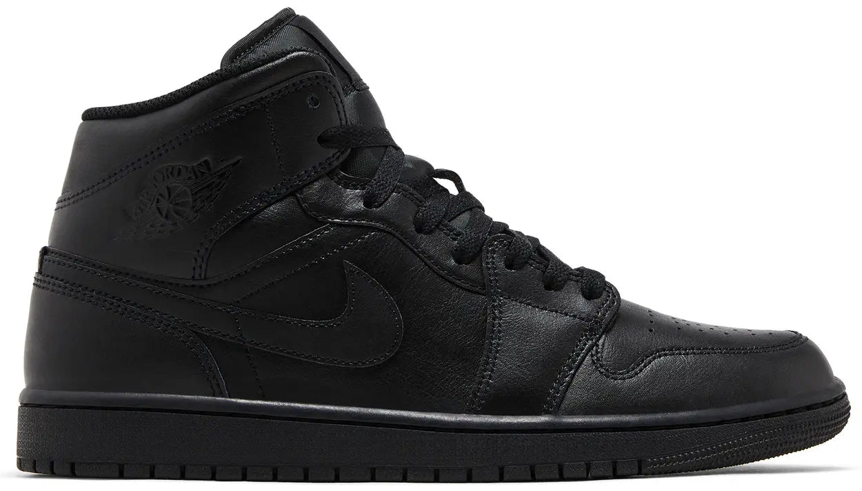 Air Jordan 1 Mid Triple Black