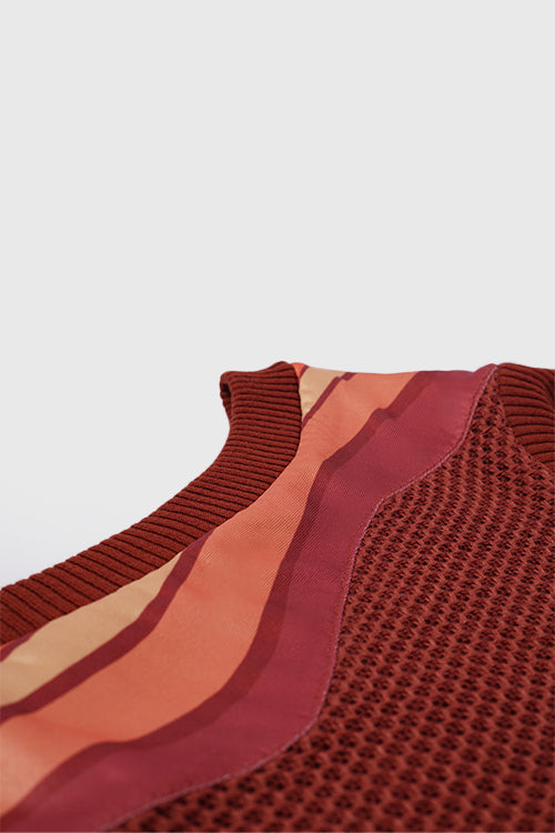 The Hideout Clothing - 7eventies Crochet Knit Sleeveless Vest