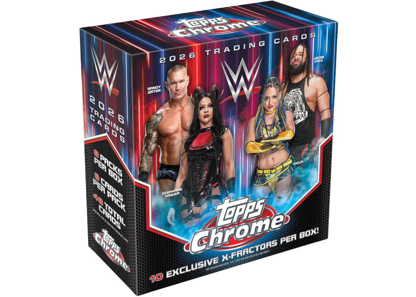 2026 Topps Chrome WWE Mega Box -1