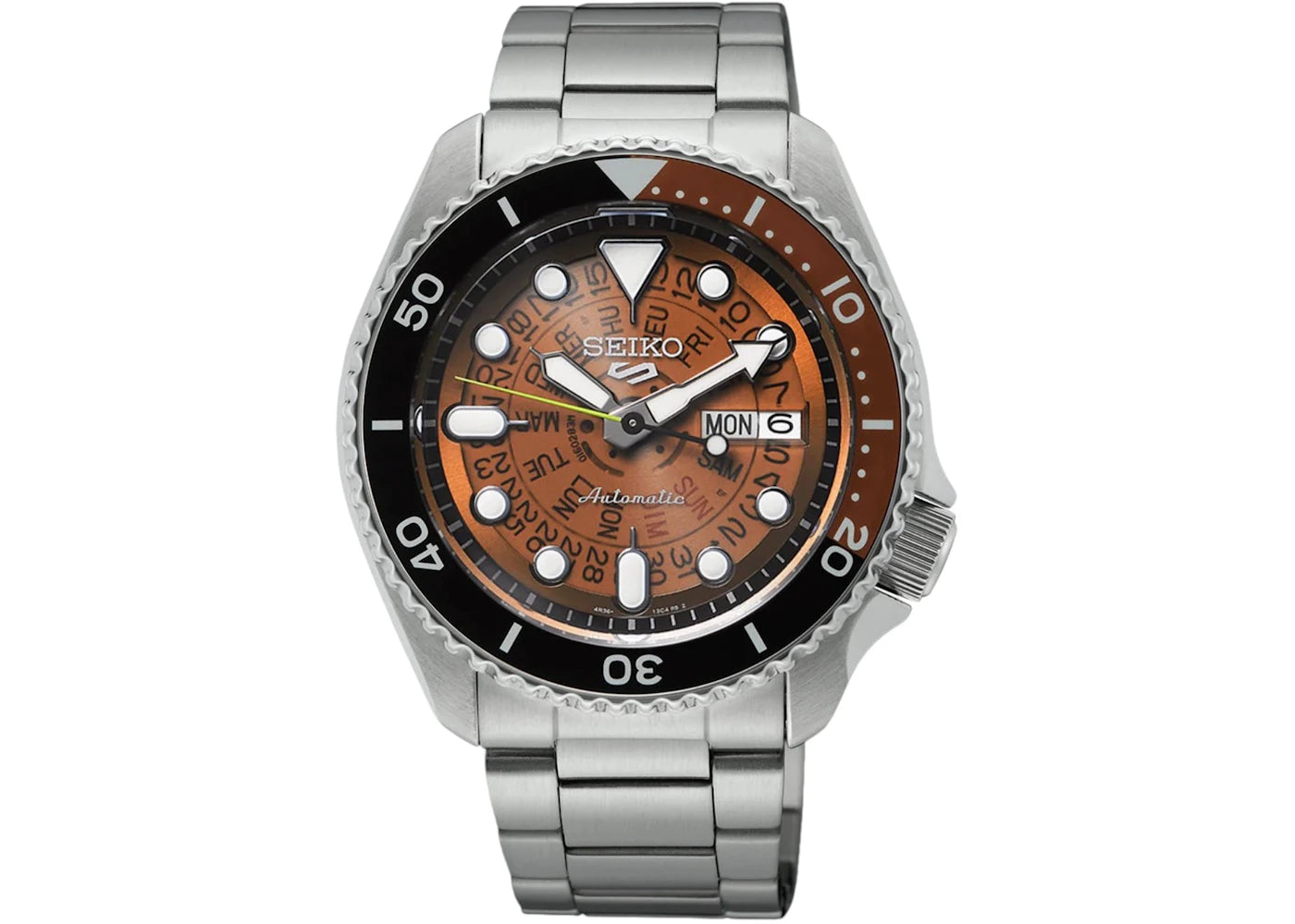 Seiko 5 Sports SRPJ47K1 (Orange) -1