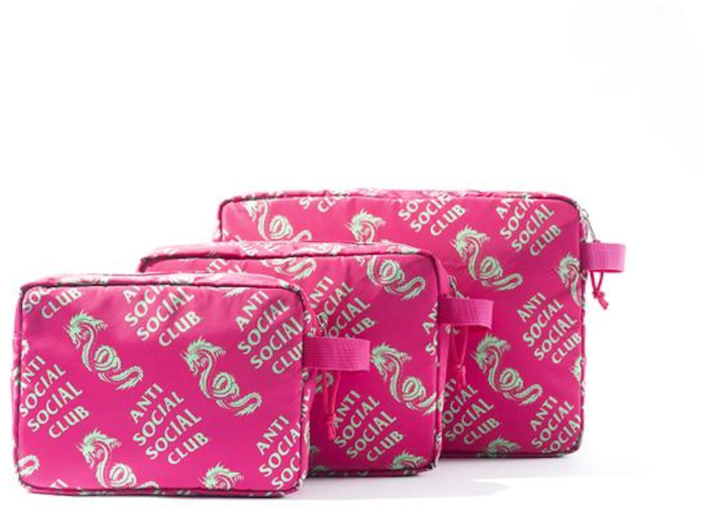 Anti Social Social Club Garden Grove Bag Set Pink -1