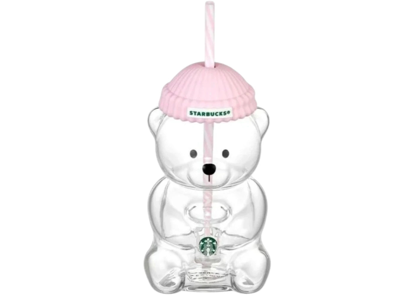 Starbucks Baby Pink Bearista Glass Cold (Korea Exclusive) Cup -1