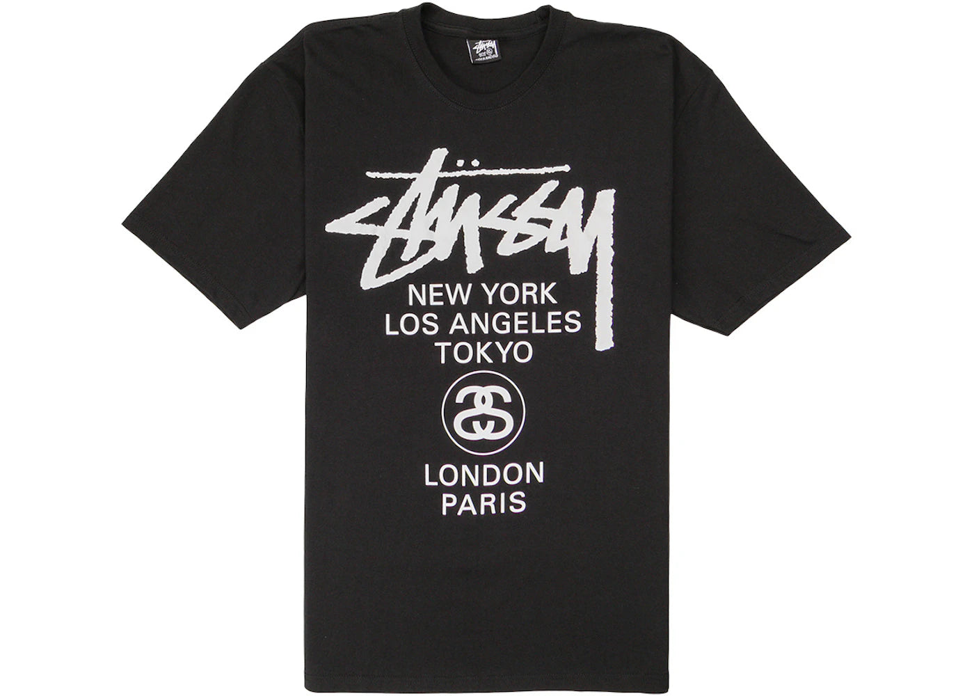 Stussy World Tour T-shirt Black -1