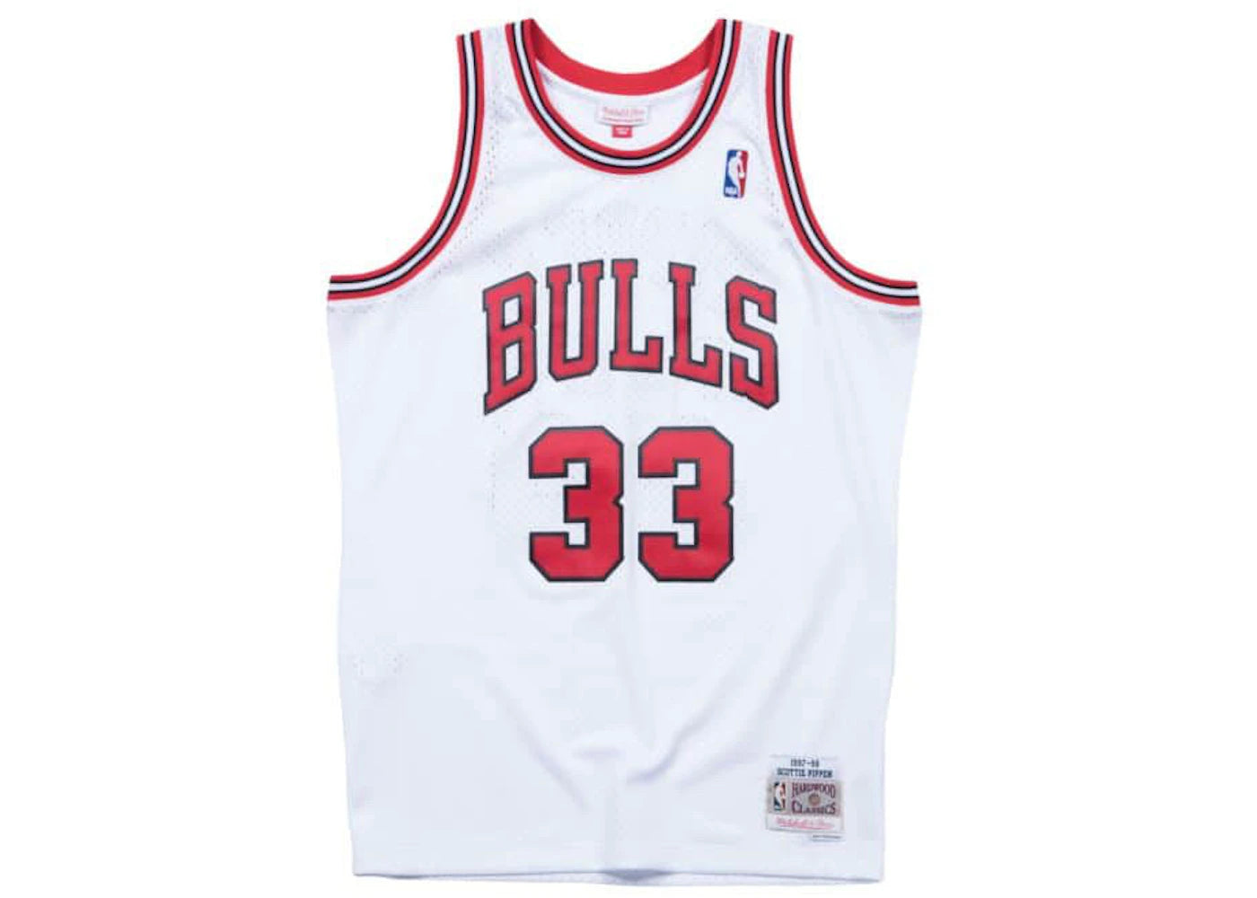 Mitchell & Ness Chicago Bulls Home 1997-98 Scottie Pippen Swingman Jersey White -1