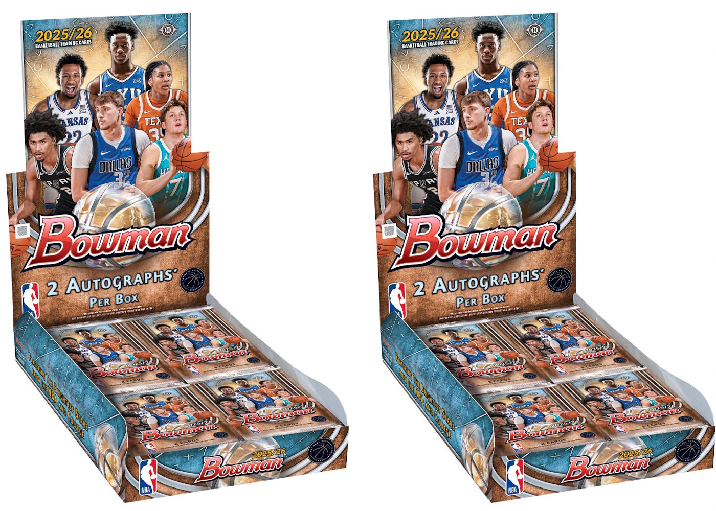 2025/26 Bowman Basketball Hobby Box 2x Lot -1