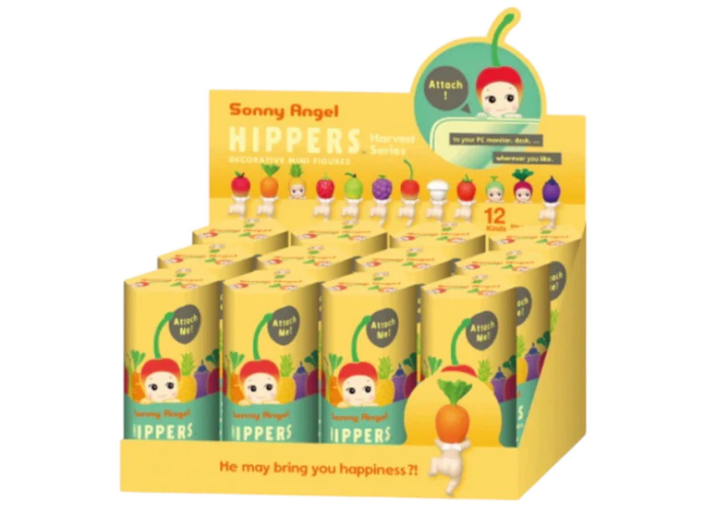 Sonny Angel Hippers Decorative Harvest Series Sealed Case (12 Blind Box) -1
