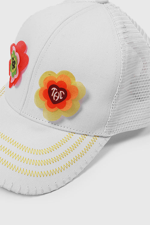 The Hideout Clothing - 7eventies Flowers Trucker Hat