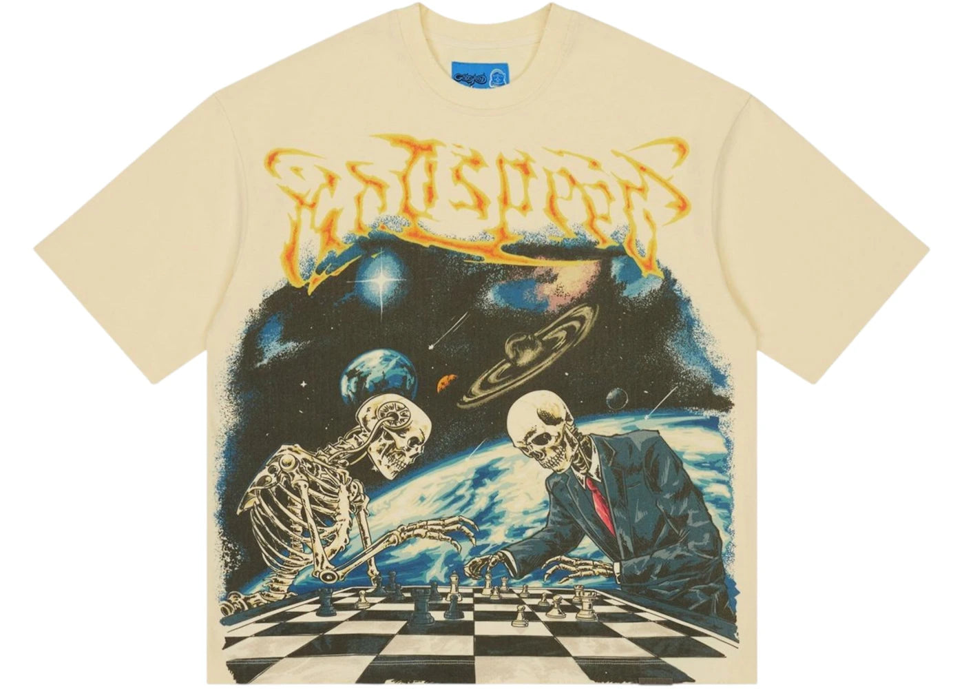 Godspeed Checkmate II T-shirt Bone -1