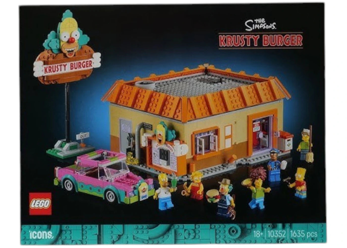 LEGO Icons The Simpsons: Krusty Burger Set 10352 -1